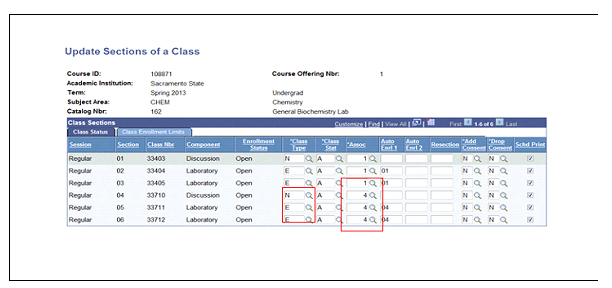 Figure 13:  Multiple Discussion and Lab Options.