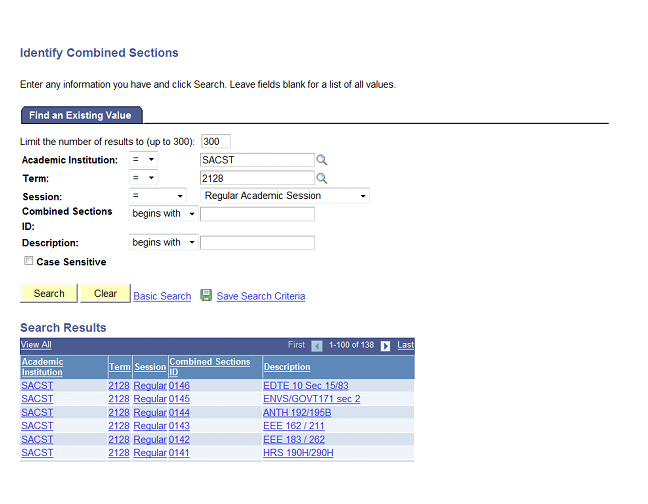 Figure 20:  Search results.