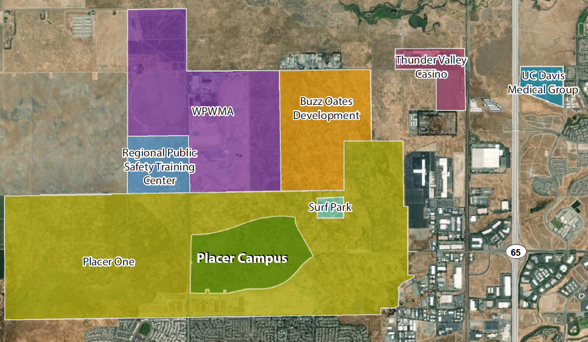 Map of Placer Campus Location