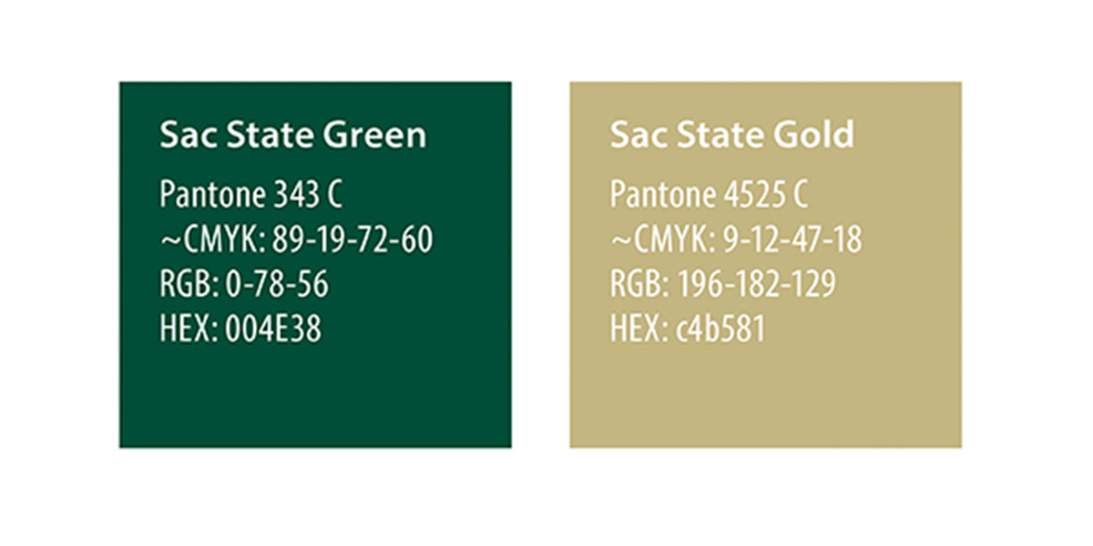 State Green and Sac State Gold