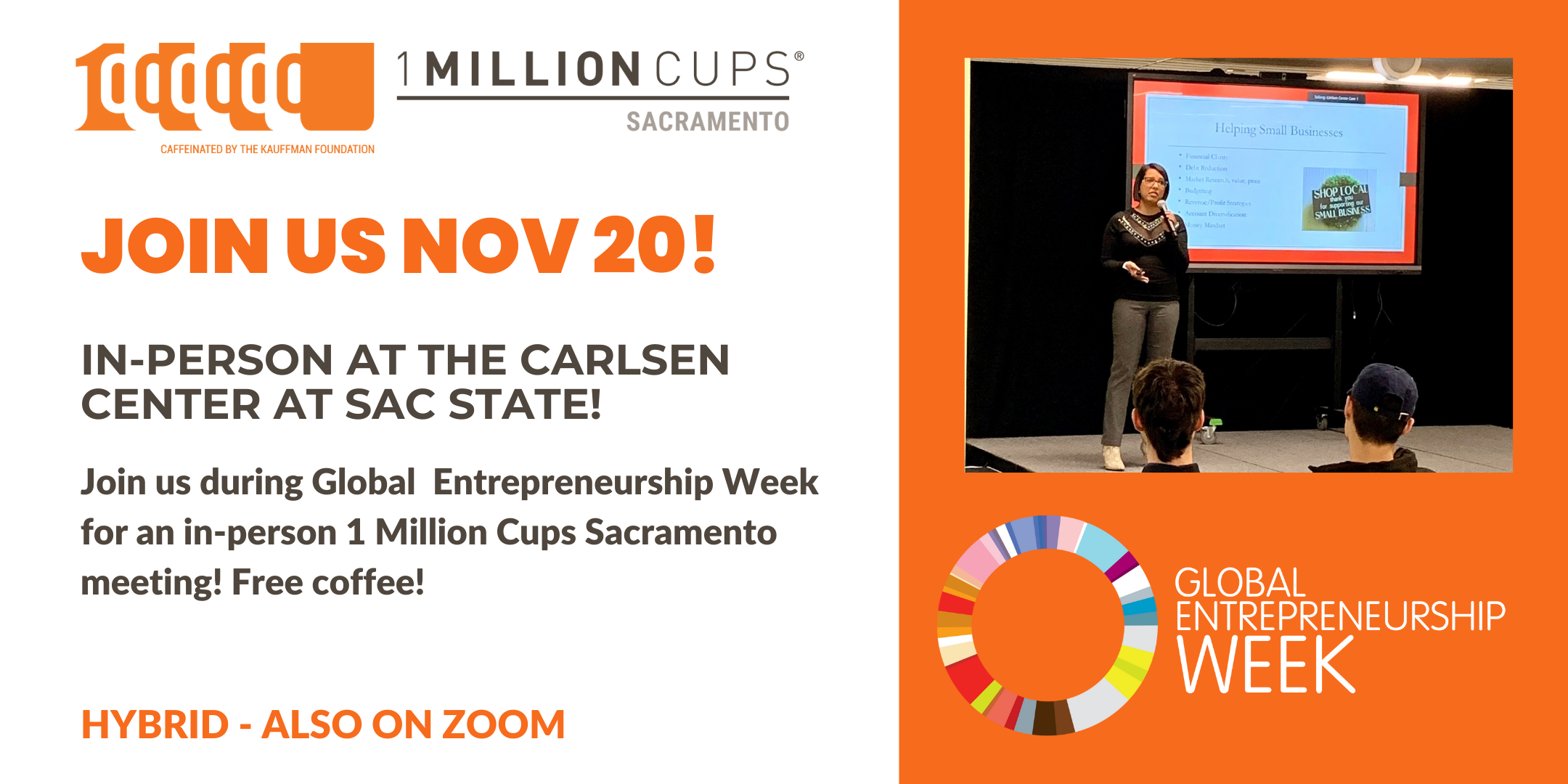 Title image for GEW 1 Million Cups event