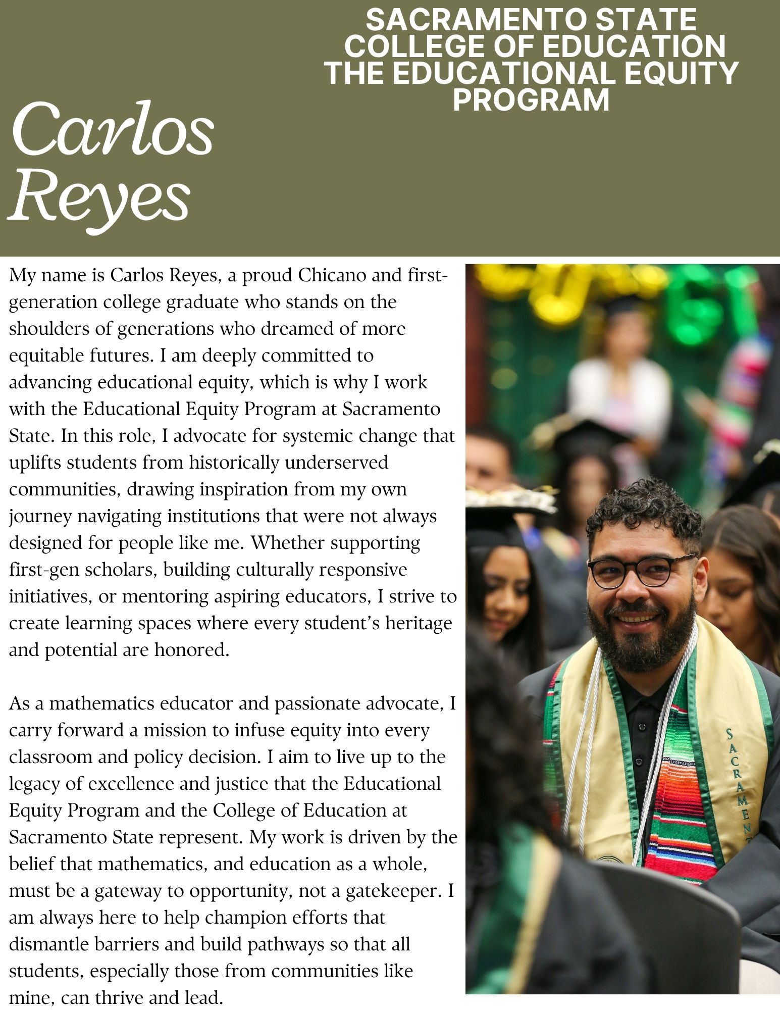 Description of Carlos Reyes