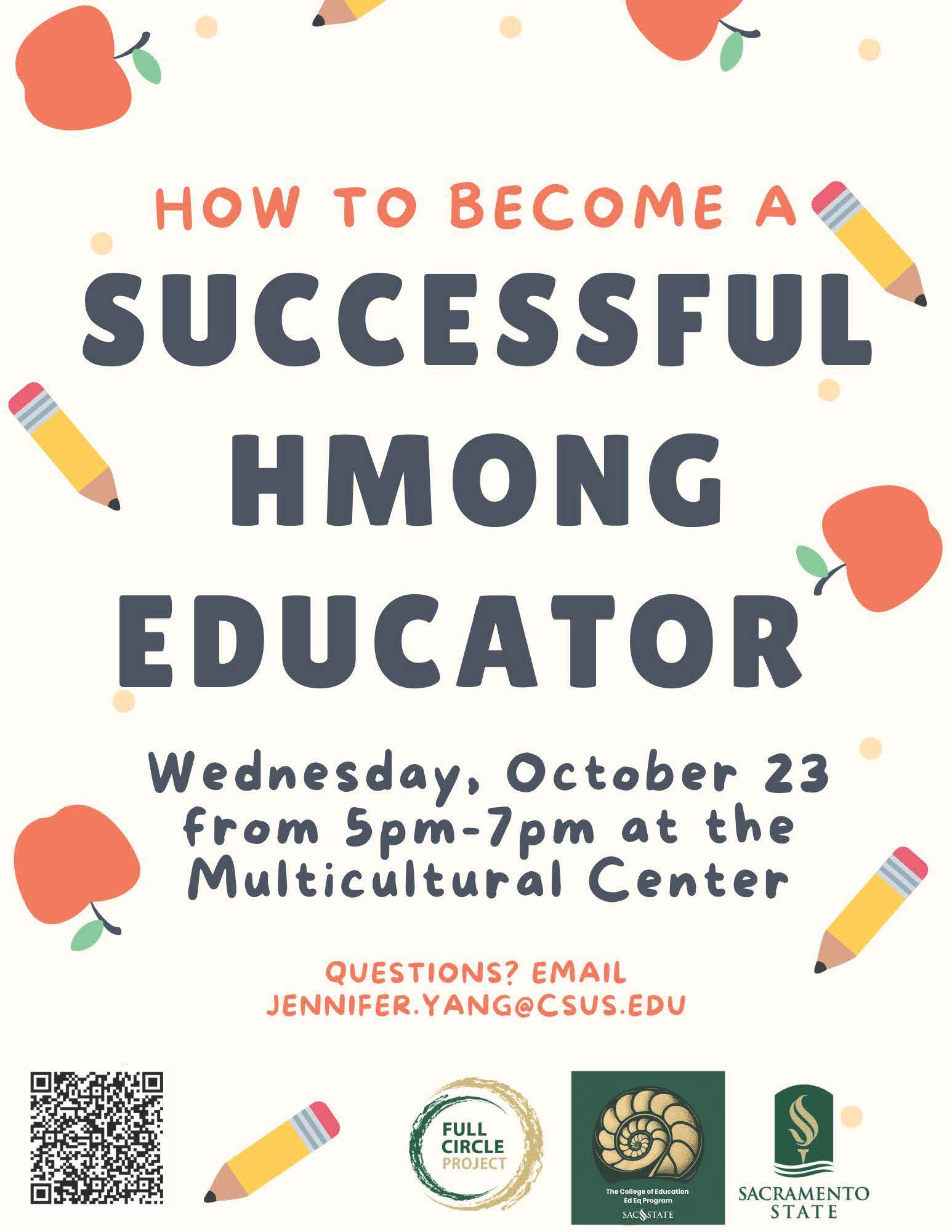 Successful Hmong Educator Flyer