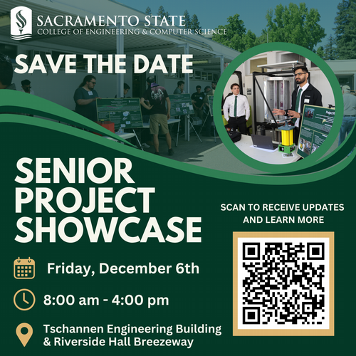 Save the Date for the Senior Project Showcase.