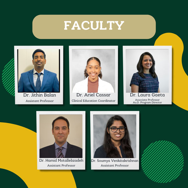 2024-2025 Doctor Of Audiology Full-TIme  Faculty