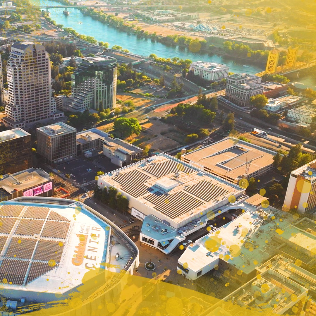 Aerial photo of downtown Sacramento