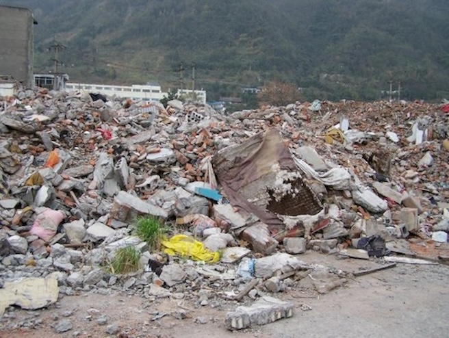 Chinese earthquake damage