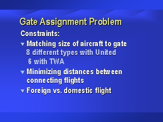 assignment problem in gate