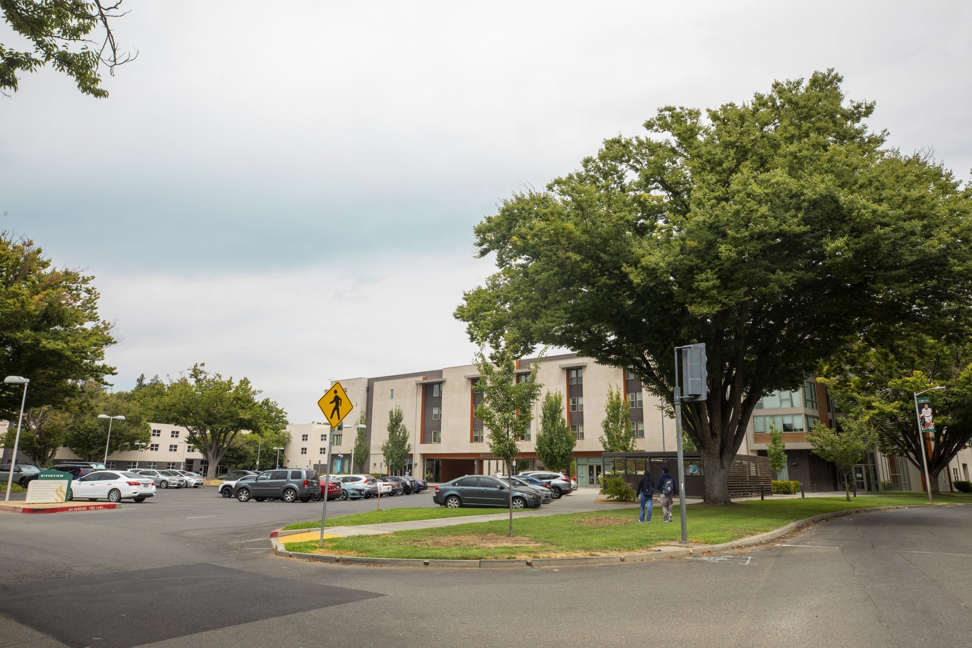 The portion of Parking Lot 2 in front of Riverview Hall where Student Housing III will be located.